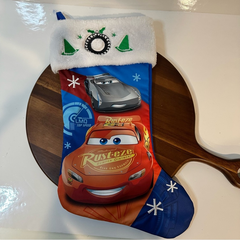 Disney Cars Christmas Stocking – Lightning McQueen & Jackson Storm